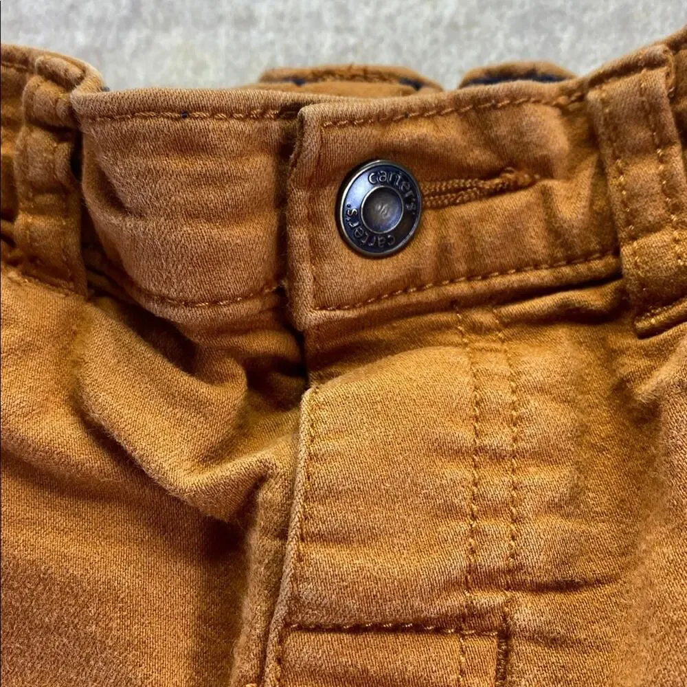 Carter's Brown Adjustable Waist Casual Kids Pants Size 3T